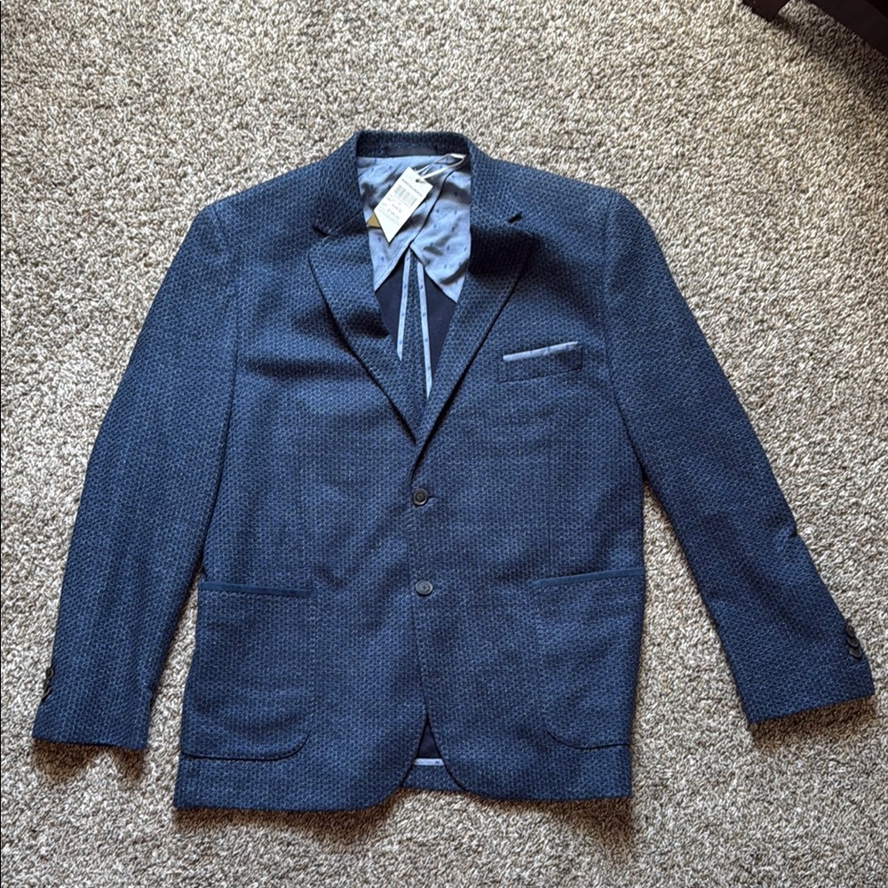 Men's Johnston & Murphy Navy Blazer